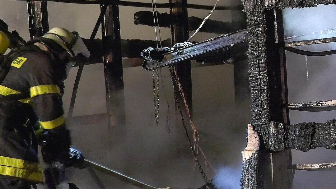 Würzburg: Feuer an Berufsschule - Brandstiftung?