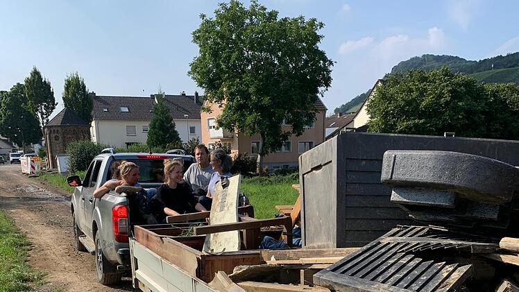 Nach verheerender Flut: Kitzinger Familie erhält beispiellose Hilfe von Ehrenamtlichen