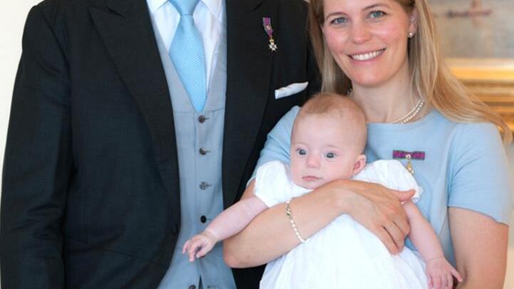 Das Prinzenpaar mit seinem ersten Kind Katharina