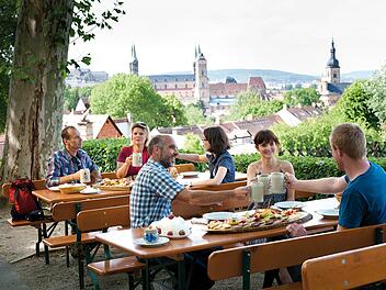 Auf dem Spezial-Keller in Bamberg