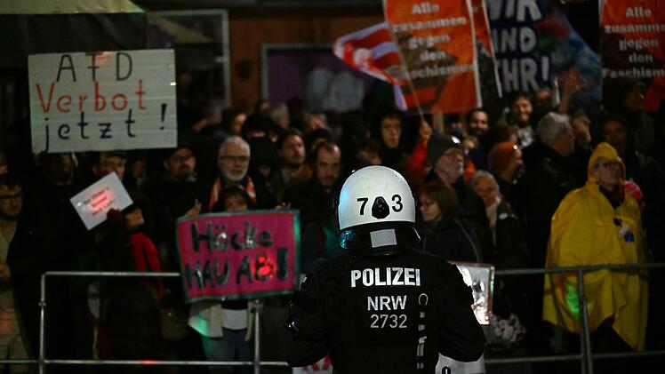 Protest gegen AfD-Treffen