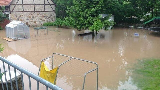 Eindrücke vom Hochwasser aus Geesdorf. Fotos: privat