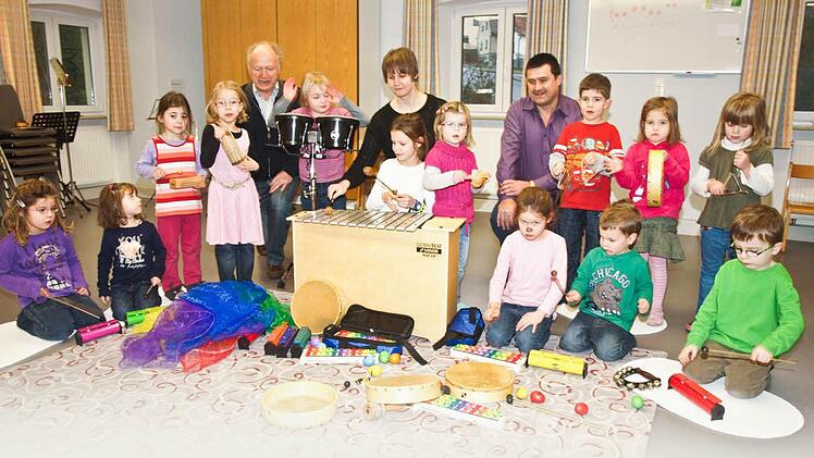 Erfolgreiche Nachwuchsarbeit: Die Freude am Musizieren bietet die Spirkenländer Blasmusik den Kindern. Foto: Stefan Geiger