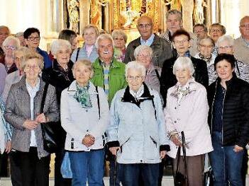 In der Kirche des ehemaligen Klosters Altstadt hielten die Senioren eine Meditation zum freudenreichen Rosenkranz. Foto: Evi Seeger