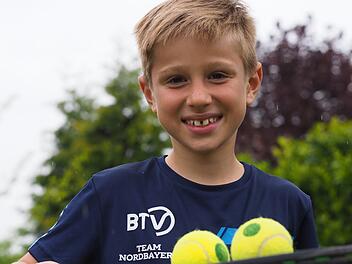 Hohe Ziele und großes Engagement: Tennis ist die Leidenschaft von Keno Bedenk.Jürgen Schmitt