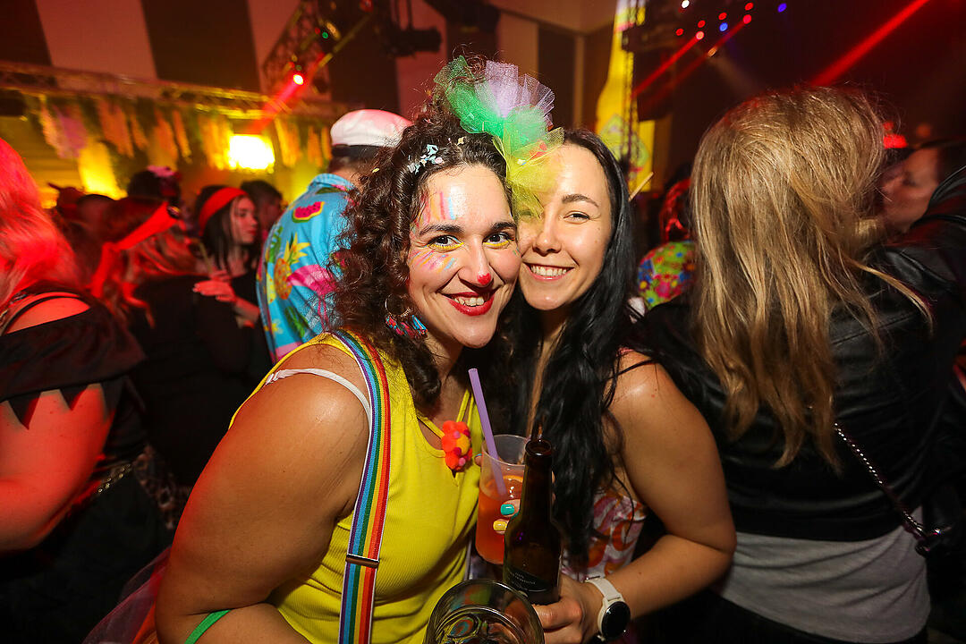 Beste Partystimmung in der Stadthalle