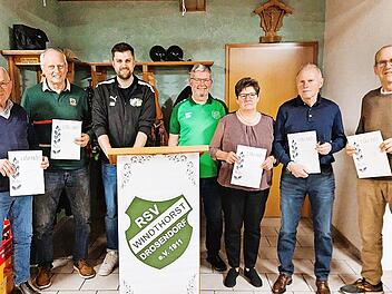 Ehrung f&uuml;r 50 Jahre Mitgliedschaft beim RSV Drosendorf.