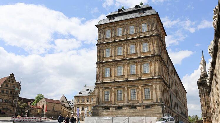 Im 600-Millionen-Euro-Förderpaket für Nordbayern sind Sanierungen eingerechnet, z.B. die Instandsetzung der Neuen Residenz in Bamberg (hier ein Blick auf den sog. Vierzehnheiligen-Pavillon). Foto: Barbara Herbst