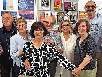 Die &bdquo;Fr&auml;nkischen Israelfreunde&ldquo; veranstalteten &bdquo;Aktuelles aus Jerusalem&ldquo; mit der Journalistin und Islamwissenschaftlerin Mirjam Holmer (3.&nbsp;v.&nbsp;r.). Viele Interessierte f&uuml;llten den Saal im Gemeindehaus St. Johannis.