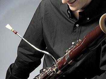 Pierre Martens brillierte mit seinem Fagott nicht zum ersten Mal in Oberschwappach.  Foto: Leo Maag