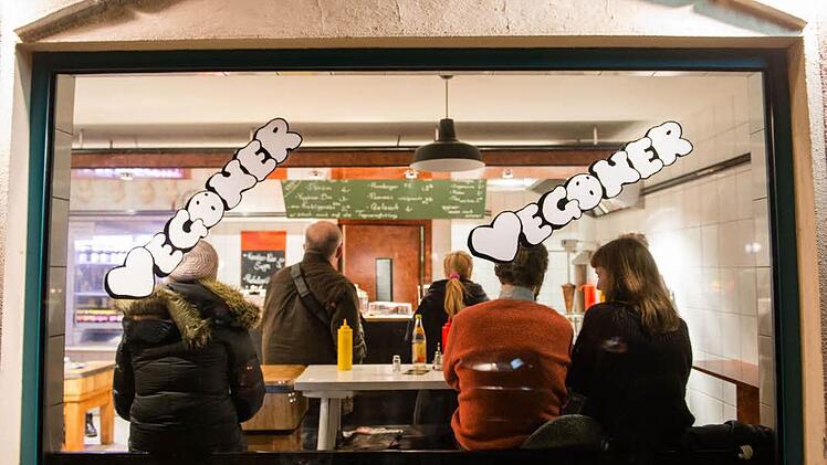 Der Vegöner in Nürnberg. Fotos: Matthias Merz