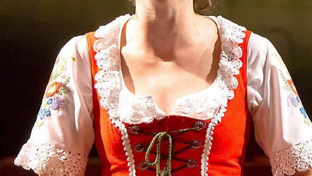 Bei der Gala zum Spielzeit-Auftakt präsentierte Eva Marianne Berger bereits einen Ausschnitt aus "Heidi".Foto: Jochen Berger