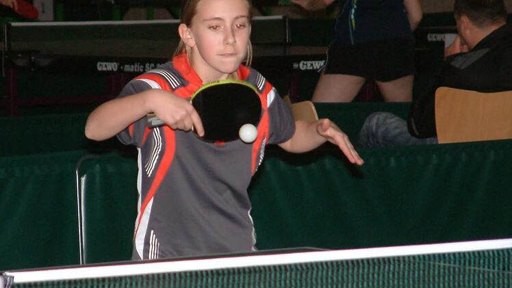 Luisa Schönfeld vom TTC Mainleus ist zweifache Oberfränkische Meisterin. Foto: Hans Franz