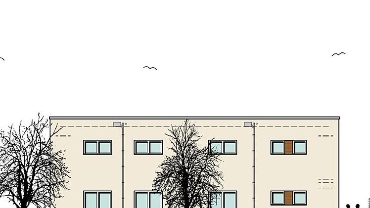 So sah die Halle in der Planung aus.Archiv/Architekturbüro Planwerk