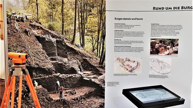 Aus zehn Themeninseln besteht die Sonderausstellung "Rund um die Burg".