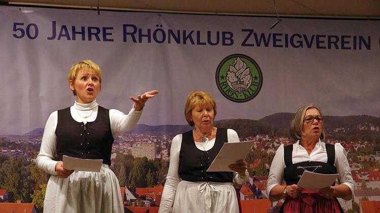 Frauen-Dreigesang aus Oberthulba sorgte für Unterhaltung. Klaus Werner