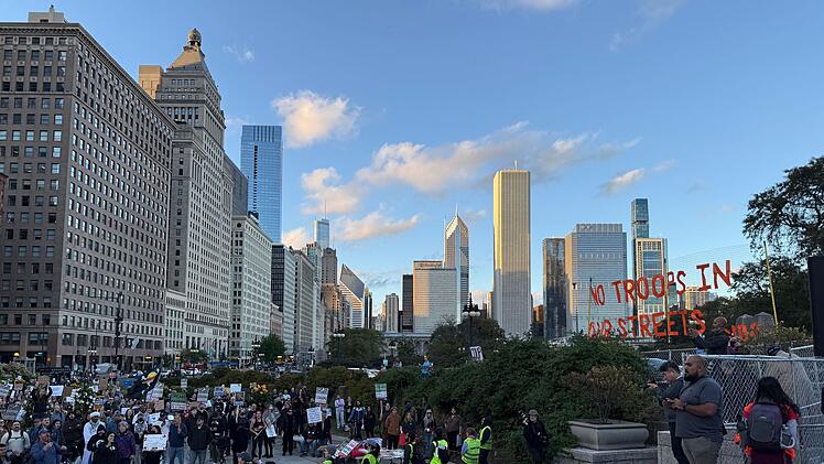 Demonstration in Chicago