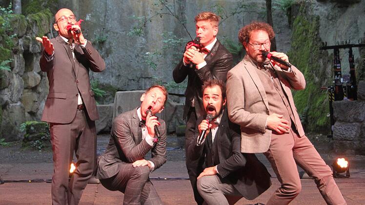 Die Gruppe "Viva Voce" begeisterte in Trebgast.  Foto: Sonny Adam