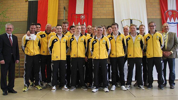 Das Flaggschiff: Die erste Mannschaft des FC Thulba.