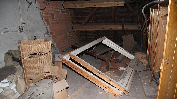 Blick in den Dachboden. Foto: Sonja Adam