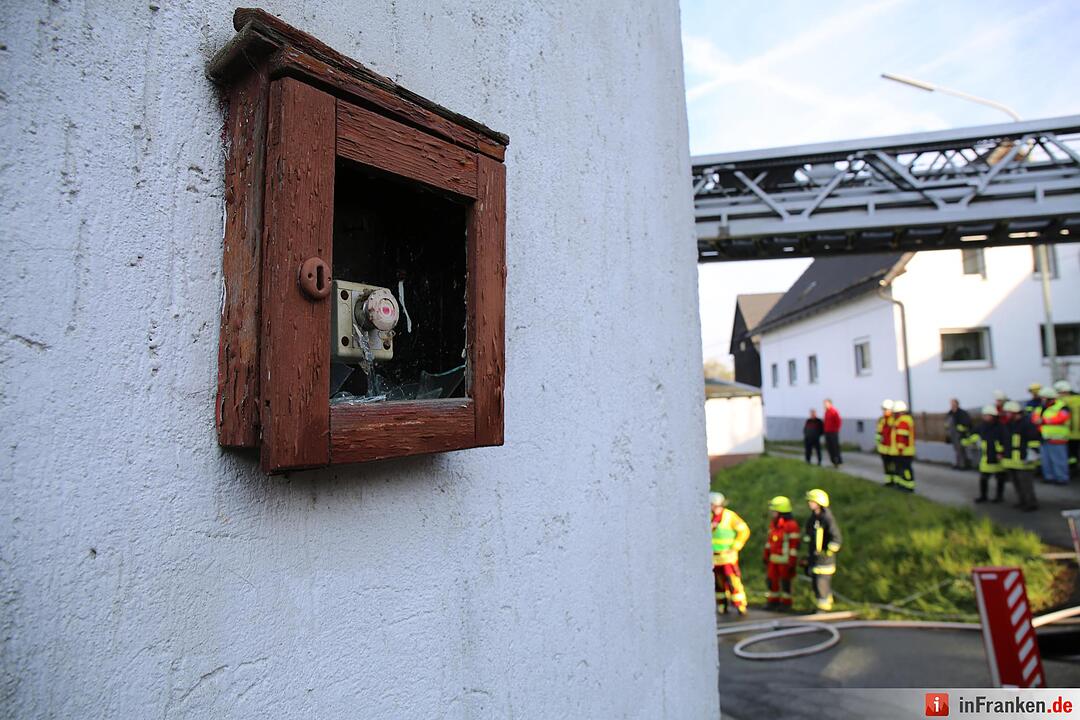 Brand in Feuerwehrhaus in Weidmes