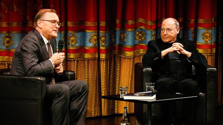 Gregor Gysi im Gespräch mit dem Bamberger OB Andreas Starke