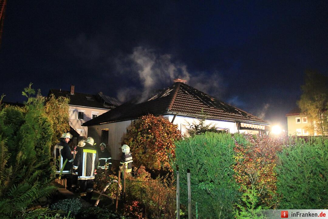 Wohnhaus wird in Redwitz Raub der Flammen