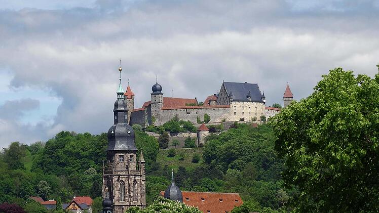 Blick zur Veste Coburg Mitte Mai von der Frankenbrücke ausFoto Jochen Berger
