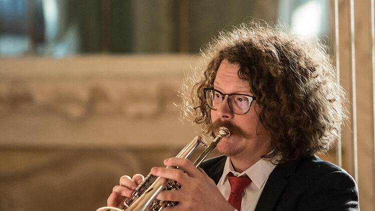 Das Philharmonische Blechbläserquintett Coburg beeindruckte zu Zuhörer beim Auftaktkonzert der Strauss-Musiktage im Riesensaal der Ehrenburg.Foto: Jochen Berger