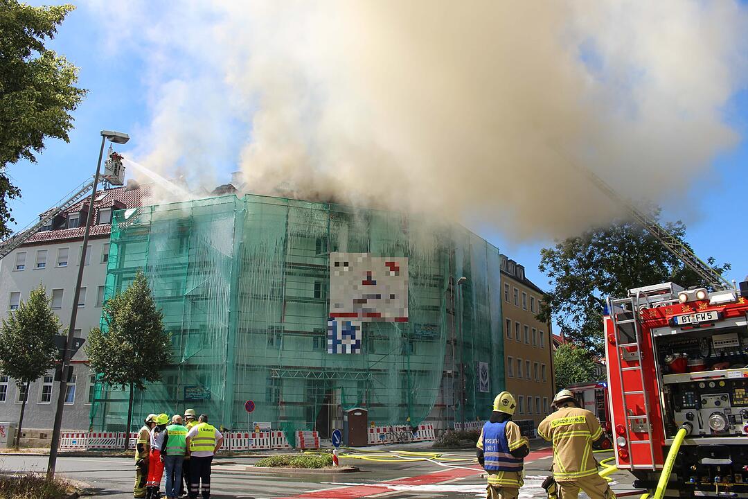 Wohnhausbrand in Bayreuth