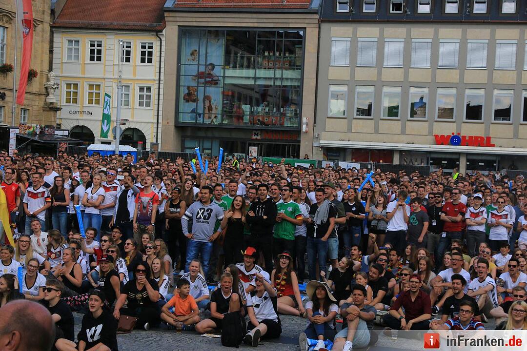 EM-Achtelfinale: Public Viewing in Bamberg