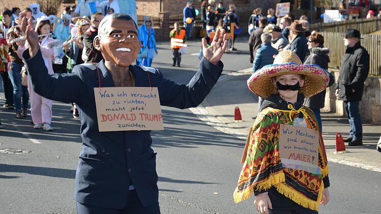 Faschingsumzug in Katzenbach und Lauter. Foto: Björn Hein