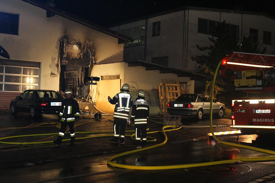 Stein bei Nürnberg: Brand in einer Schreinerei – hoher Sachschaden