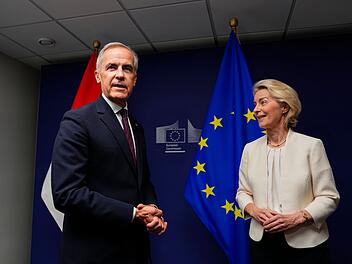 Kanadas Premierminister Carney im Europ&auml;ischen Parlament