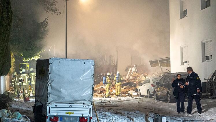 Explosion in Wohnhaus