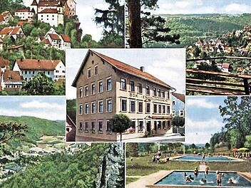 Egloffstein mit dem BdK-Erholungsheim, das die Gemeinde in ein Haus des Gastes umwandeln wollte. Es ist auch heute noch ein Sorgenkind, weil marode und sanierungsbedürftig. Repro: Reinhard Löwisch
