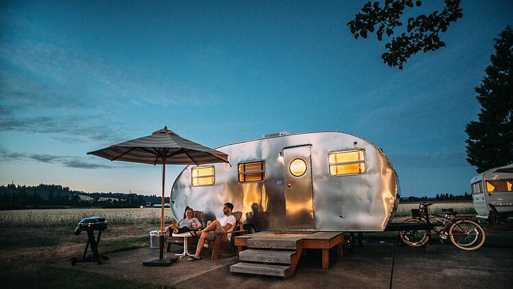 Wohnwagen Camping Camper