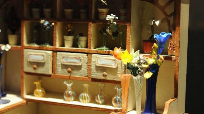 Ein Blumenladen, aus der Sammlung von Hilla Schütze.