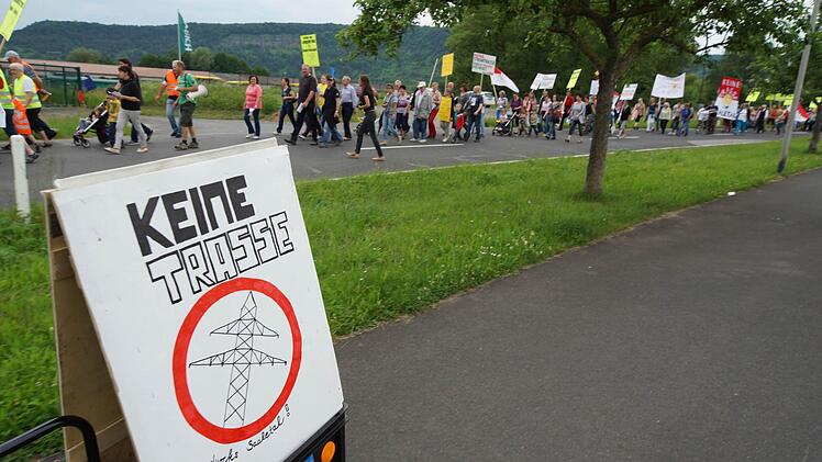 Demonstration der Bürgerinitiative