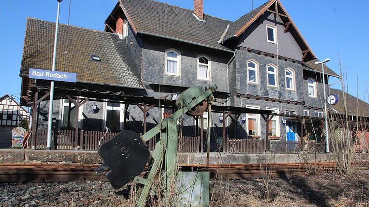 Der Bahnhof in Bad Rodach. Foto: Thomas Heuchling