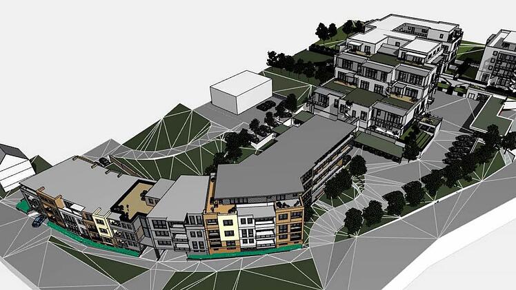 Gesamtansicht. Studie: Projekt Bauart Invest