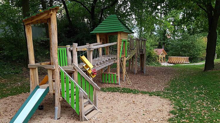 Eines der Beispiele für die 2016 abgeschlossenen Projekte ist die Neugestaltung des Spielplatzes "Wäldchen". Foto: Harald Rieger