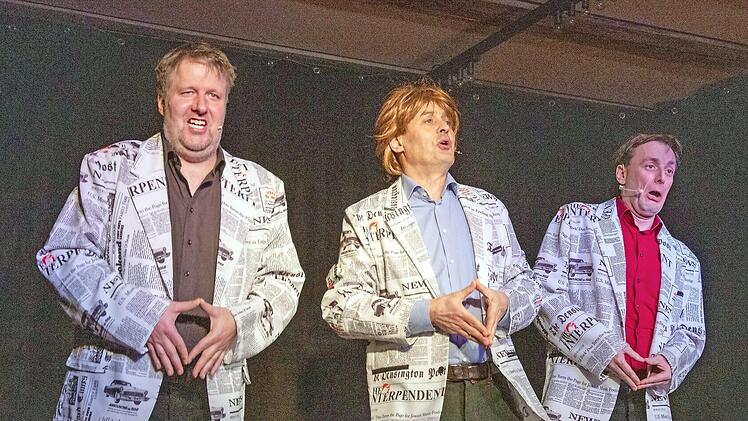 Wenn die drei Komiker von TBC im Lichtenfelser Stadtschloss auftreten, ist ein volles Haus garantiert. Das dürfte auch für den 17. Januar 2020 gelten.  Foto: kag