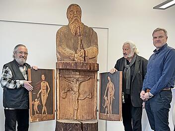 Von links: Cristian Ianza, Ingo Cesaro und der wissenschafliche Leiter der LCC-Stiftung Tobias Bocklet .