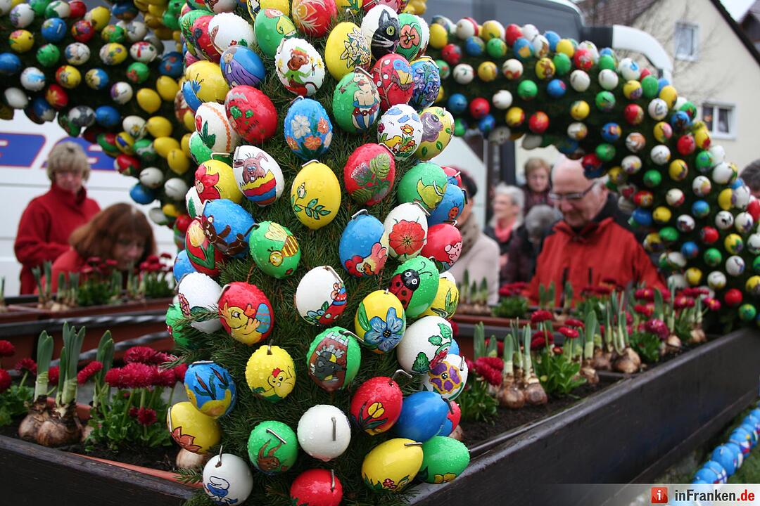 Osterbrunnen in der Fränkischen Schweiz