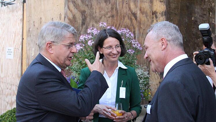 ... mit dem Neustadter OB Frank Rebhan (SPD) ...