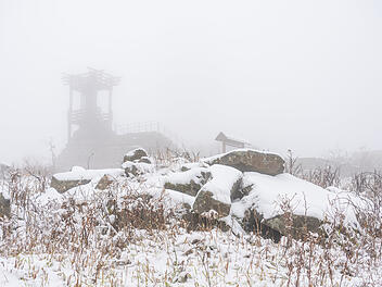 Wetter: leichte Schneeschauer in Franken
