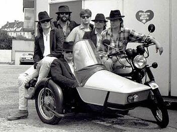 Ein Bild aus den Pionierjahren: Dietmar Foth, Armin Kuntschik, Norbert Sperlein, Kay Oliveras, Frank Matkovic und Bernd Reinhard Foto: pr