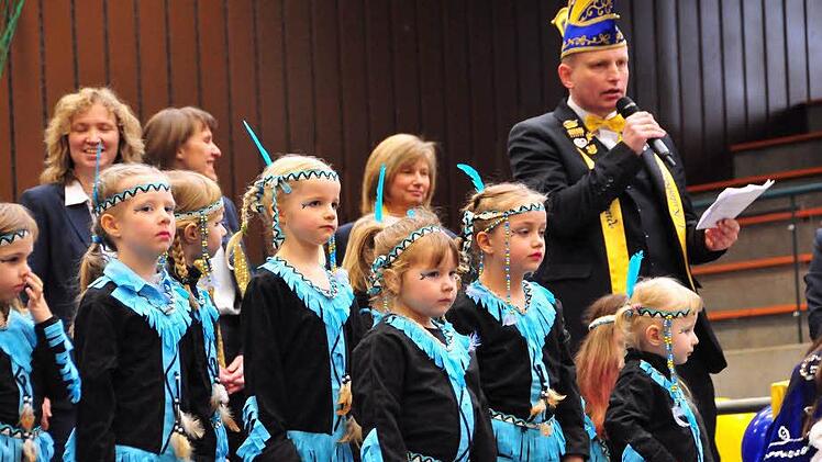 Die Little Dancer der Kulmbacher Showtanzgarde