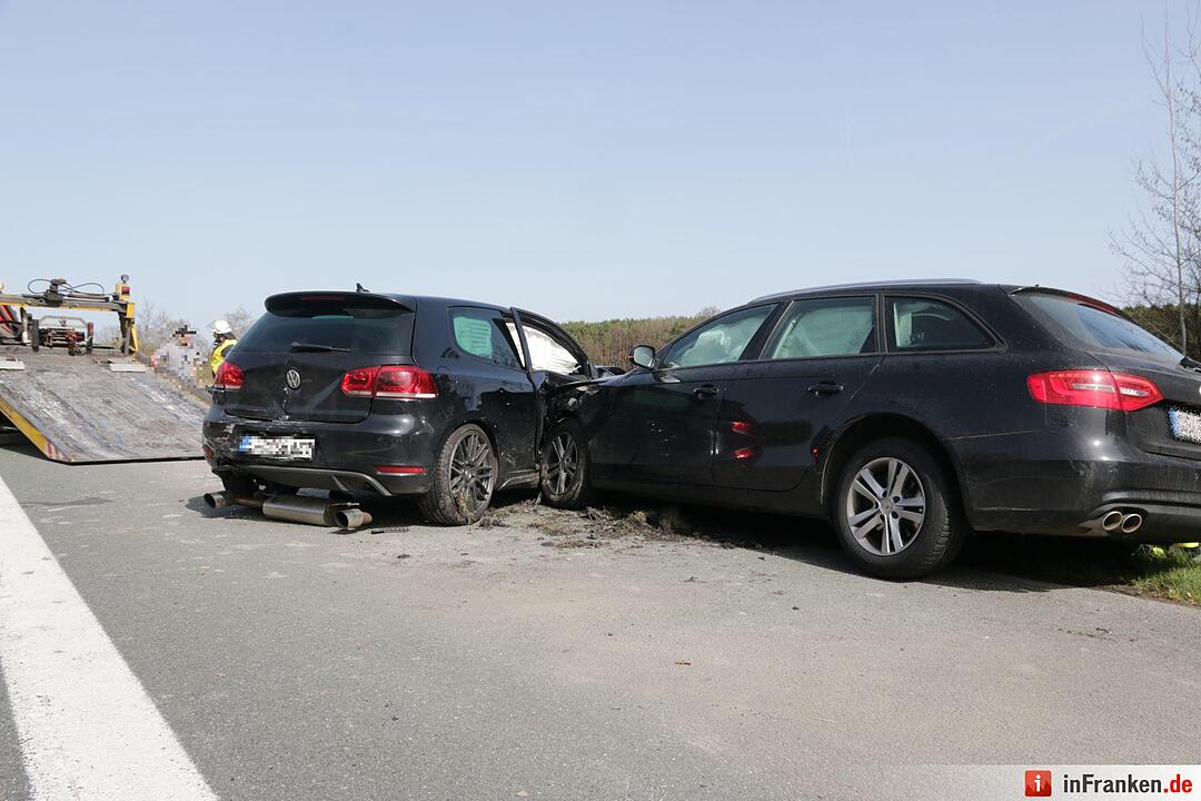 Auffahrunfall auf der A3 bei Heßdorf